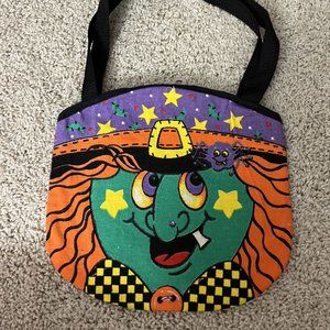 Adorable - NWT - Boo Bag WITCH Barth & Dreyfuss of California GITD Bag